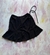 Pollera lisa negra