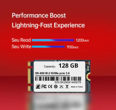 Ssd Disco Solido 2242 Sk B + M 128 Gb M.2 Pcie Nvme 3.0 X 2 Usado en internet