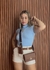 Short de Couro Fake - comprar online