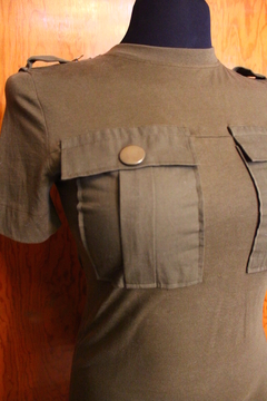 Vestido bolsillos al frente en internet