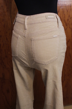 Pantalon Acampanado de Pana Beige en internet