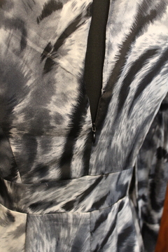 Vestido cocktail animal print - Queen Of The Highway