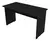 Mesa 120x60 cm pe painel 30 mm preta - comprar online