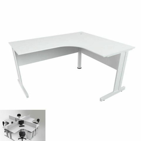 Estação de trabalho delta 120x120 cm