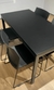 Mesa reunião 130x70 cm tampo 25 mm 4 pés - comprar online