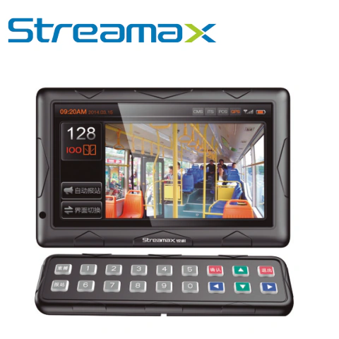 PANTALLA INTERACTIVA STREAMAX CP5 KIT / 10.1 PULGADAS / CONECTOR DIN 10 PINES / TOUCH / VISUALIZACION DE CAMARAS EN TIEMPO REAL / BOTONES DE CONTROL D