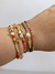 Pulseiras Constelação laranja, pink e lima - loja online