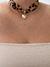 Choker tecido onça - comprar online