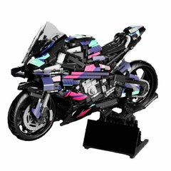 BMW M100RR Negra - Bloqueando