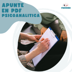 APUNTE DE TEORÍA PSICOANALÍTICA