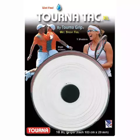Overgrip Tourna TAC - Rolo c/ 10 pçs - Branco
