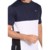 Camiseta Head Dry Masculina Bicolor Branco e Marinho Gola Redonda - loja online