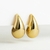 Brinco Gota Banhado a OURO18K - comprar online