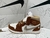 Bota Jordan 1 low Cano Alto Marrom Café Branco a Pronto Entrega - MelhoresShoes Fornecedores de Calçados no Dropshipping