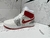 Bota Jordan Chicago 1 low Cano Alto Branco Vermelho Cinza a Pronto Entrega
