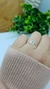 Anillo flechitas, acero blanco