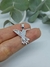 Dije colibrí, acero blanco - comprar online