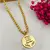 Colar Feminino Semi Joia com Medalha "Entrego, Confio, Aceito, Agradeço" na internet