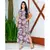 Vestido Feminino Manga Curta estampado Corte Lateral Viscolycra - loja online
