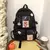 Imagem do Mochila Feminina Escolar Passeio Coreano Grande Capacidade Sem Chaveiro Impermeável