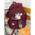 Mochila Feminina Escolar Passeio Coreano Grande Capacidade Sem Chaveiro Impermeável
