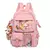 Mochila Feminina Escolar Passeio Coreano Grande Capacidade Sem Chaveiro Impermeável