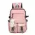 Imagem do Mochila Feminina Escolar Passeio Coreano Grande Capacidade Sem Chaveiro Impermeável