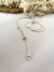 Collar Glow 50 Cm Acero Blanco