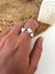Anillo Flying Hearts Acero blanco