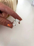 Anillo Regulable Ovalitos Acero Blanco - comprar online