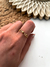 Anillo Uma Ball Acero Dorado