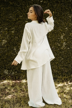 Calça Alma Off White - Naô Hierú