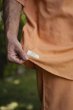 Camisa linho Laranja - loja online
