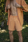 Short Linho Laranja