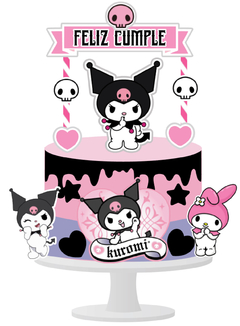 DECORATIVO TORTA KUROMI en internet