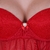 Camisola Transparente Sensual Com Bojo e Calcinha - Margo Calmona