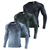 Imagem do Camisa de ginástica esportiva masculina, camisola justa, Running Top, Camiseta