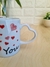 Jogo De 2 Canecas Amor Em Porcelana Branca Com Alça Coração na internet
