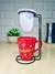 Caneca, Xícara Em Porcelana Vermelha Gratidão Com Coador