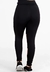 Calça Detalhe Transparente Legging Fitness Preto Rosê | REF: LX102 - Bella Bio