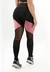 Calça Preto Rosê Detalhe Tulê Legging Fitness | REF: LX122 - Bella Bio