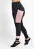 Calça Feminina Preto Rosê Legging Fitness | REF: LX152 - Bella Bio