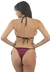 Biquini Calcinha de Amarrar Preto e Rosa Cortininha | REF: BK118 - Bella Bio