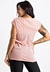 Blusa Tela Manga Curta Rosa Fitness | REF: BLMC1 - Bella Bio