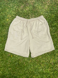 Oversize Zipper Short - Golden Beige - comprar online
