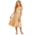 Vestido Colorittá Infantil Malha ECO Botonê Bege - comprar online
