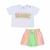 Conjunto Fakini Infantil Menina Magic Branco