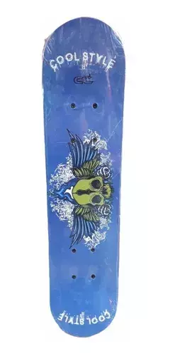 Patineta Skate Infantil De Madera Con Tabla Graficada 60 Cm - comprar online