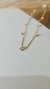 choker bolinha ponto de luz em aço - Verbena Joias
