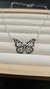 Colar Borboleta – Aço Inoxidável (45cm)